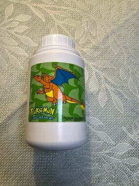 Pokémon Charizard Reptile Supplement Bottle - White no cap